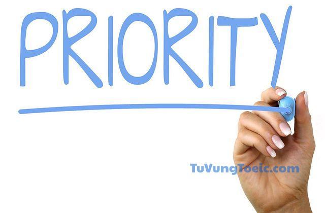 priority