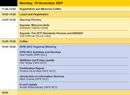 agenda