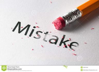 mistake