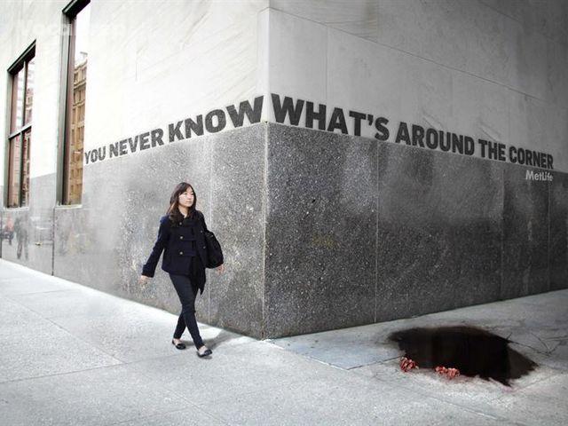 around the corner