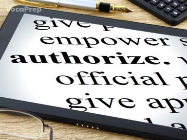 authorize
