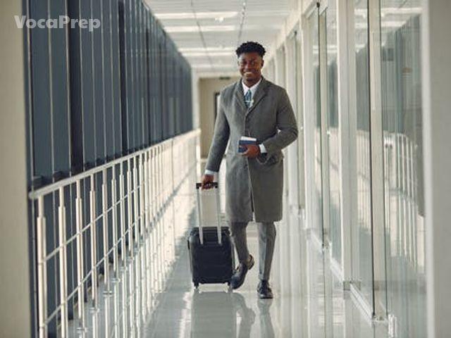 away on business