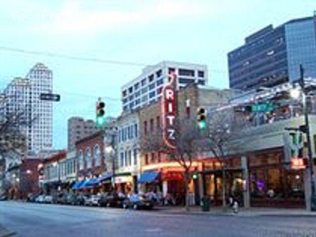 downtown area