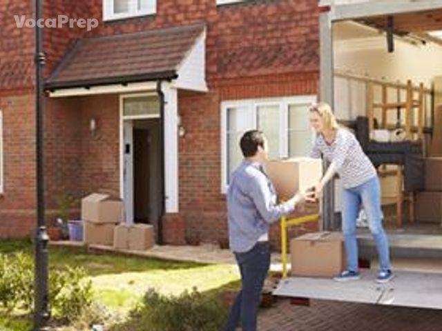 move into