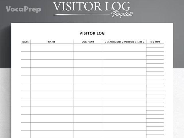 visitor log