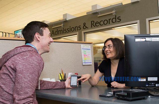 admissions counter