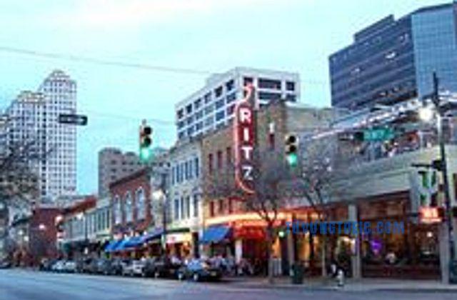 downtown area