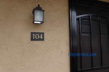 my apartment number