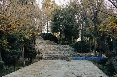 on a walkway