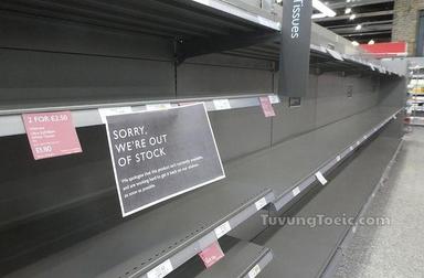 out of stock