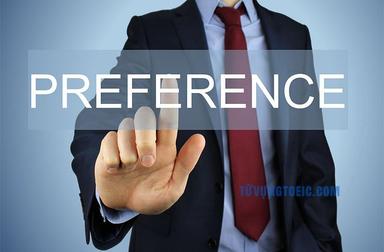 preference