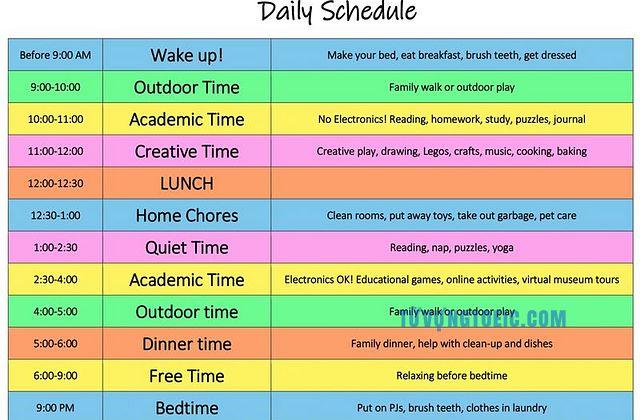 schedule