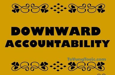 accountable for