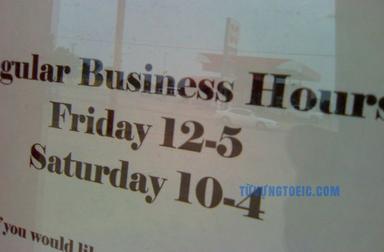 business hours