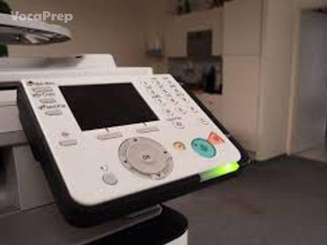 copy machine in an office