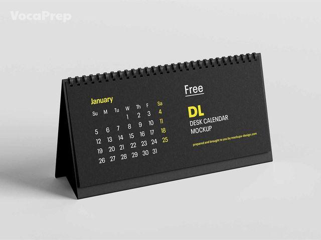 desk calendar