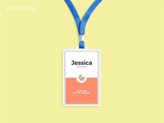 name tag