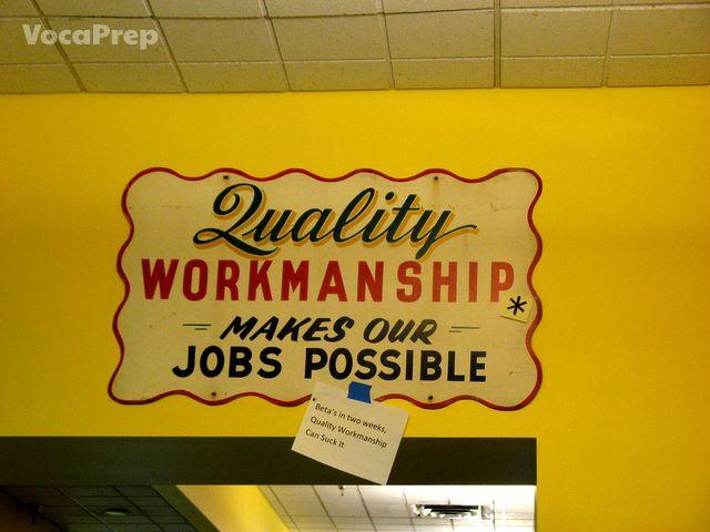 workmanship